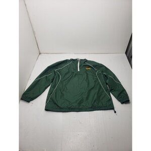 Pro Edge By Knights Apparel Green Baylor Bears Windbreaker Pullover 1/4 Zip